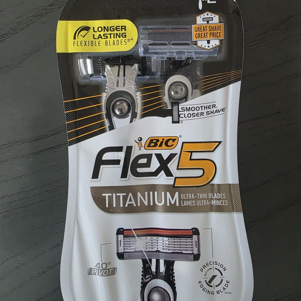 BIC Flex5 Titanium Razors